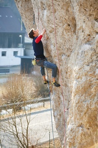 Sportklettern an der Kuhkirchner Wand