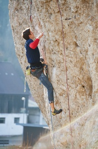 Sportklettern an der Kuhkirchner Wand