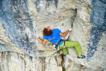Sportklettern an der Schüttersmühler Wand