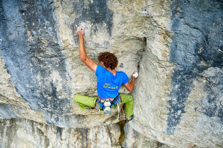 Sportklettern an der Schüttersmühler Wand