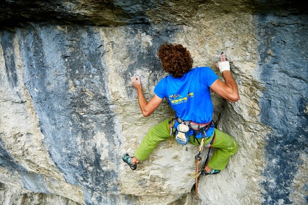 Sportklettern an der Schüttersmühler Wand