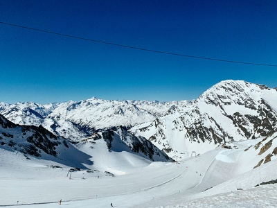 Skifahren im Stubaital