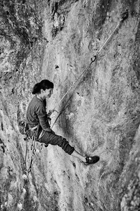 Sportklettern an der Hühnersteinwand