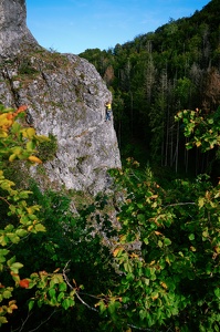 Sportklettern an der Alpenvereinswand